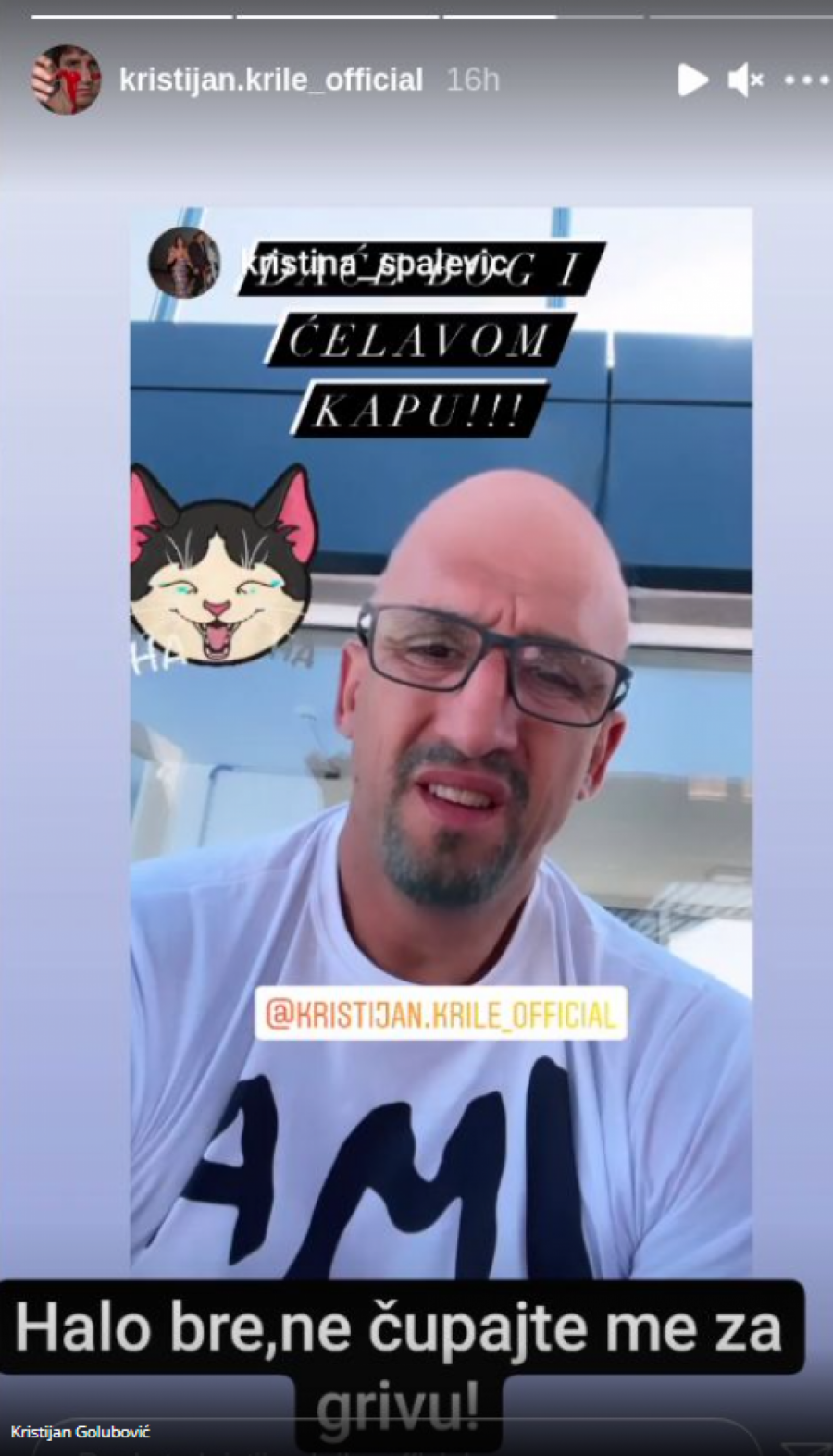 VIŠE NE IZGLEDA OVAKO! Kristijan ostao bez kose