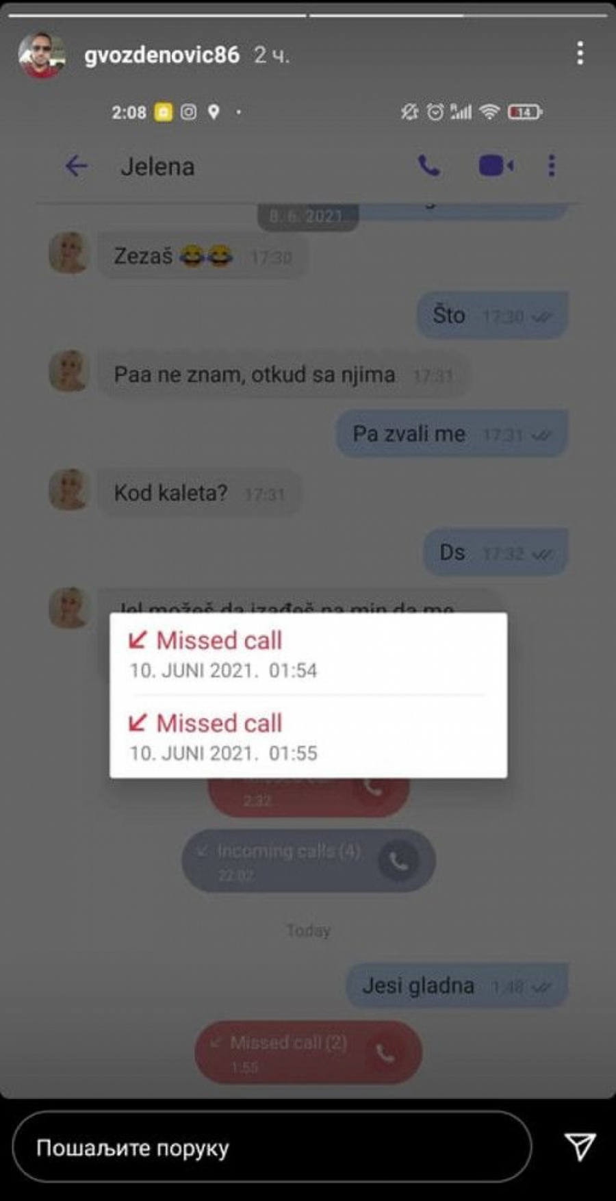 TVOJ BRAT MI JE SLOMIO TRI REBRA! Mišel se preznojio kad  se u emisiju javila ona, a onda se pojavila ova prepiska!