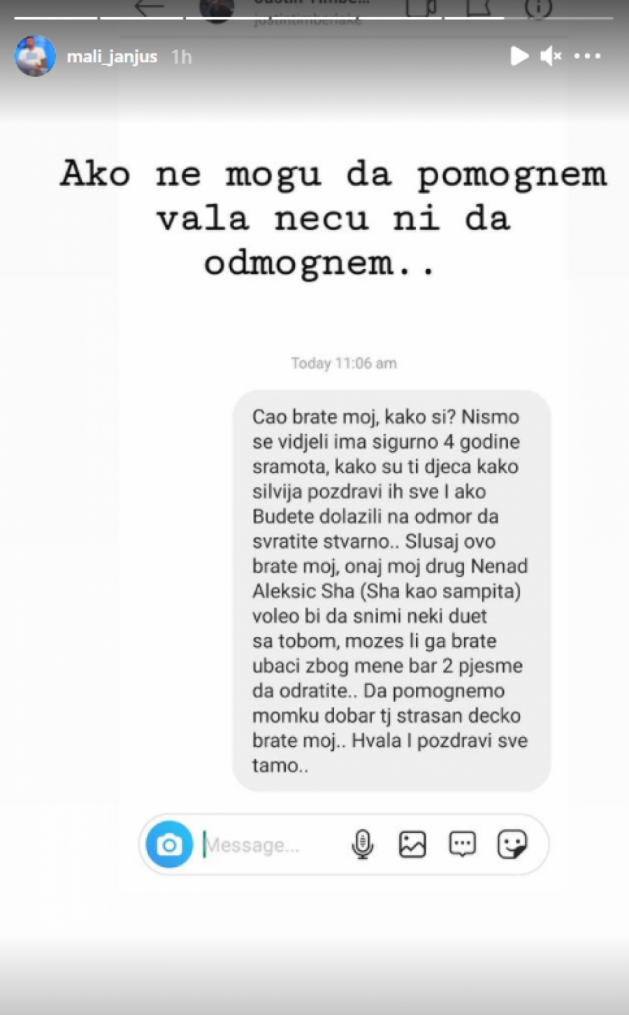 JANJUŠ MOLI DŽASTINA I ARNOLDA ZA POMOĆ Marko poslao poruku slavnim ličnostima, svi plaču od smeha!