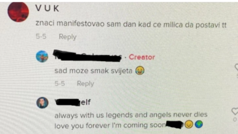 DRUGARICA SE POTRESNIM REČIMA OPROSTILA OD MILICE 