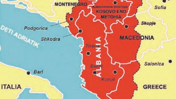 DETALJNO RAZRAĐEN PLAN Granice su veštačke, uslediće stvaranje velike Albanije