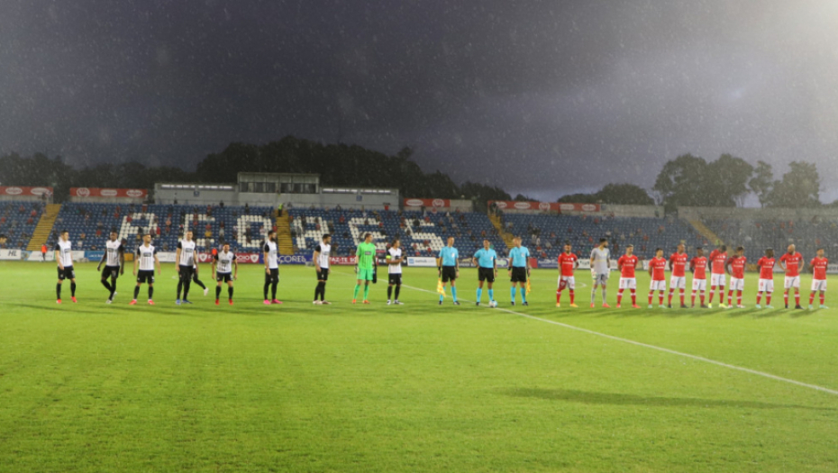 BLICKRIG CRNO-BELIH! Partizan za dva minuta preokrenuo protiv Santa Klare i plasirao se u Ligu konferencija! (FOTO GALERIJA)