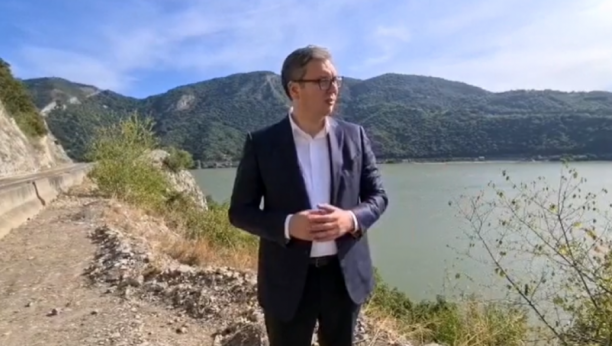 Vučić sa obale Dunava poslao moćnu poruku celoj Srbiji (VIDEO)