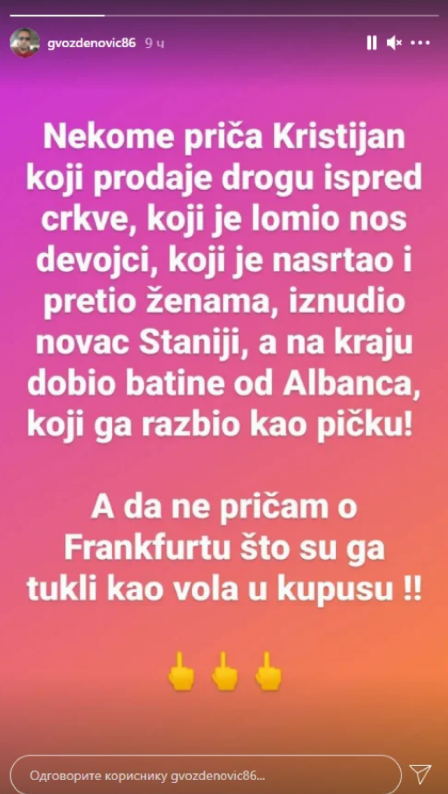PRODAVAO JE DROGU ISPRED CRKVE! Mišelov brat izrekao brutalne optužbe na račun Kristijana Golubovića, spomenuo i buran odnos sa Stanijom (FOTO)