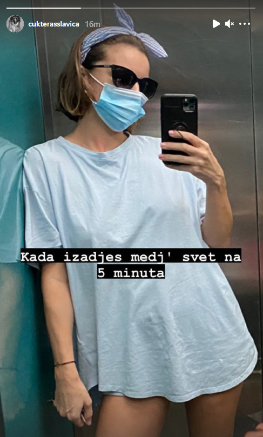 PONOVO UGLEDALA SVETLOST DANA! Slavica Ćukteraš se oglasila nakon povrede oka, a evo kako sada provodi vreme!