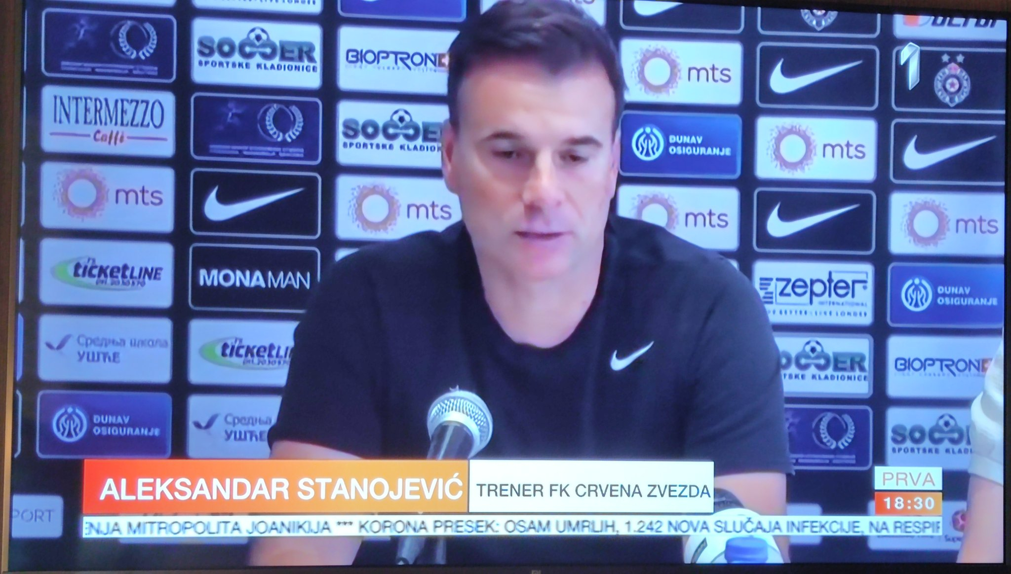 SCENA KOJA JE ŠOKIRALA SRBIJU! Aleksandar Stanojević trener Crvene zvezde! (FOTO)