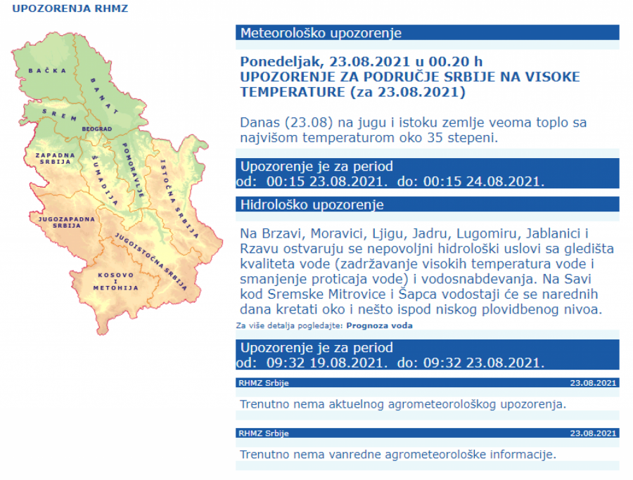 KRAJ LETA? Još danas vrelo, od sutra se vreme drastično menja!
