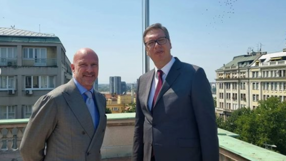 VAŽAN SUSRET U BEOGRADU  Aleksandar Vučić sastao se danas sa direktorom kompanije "Cipriani"