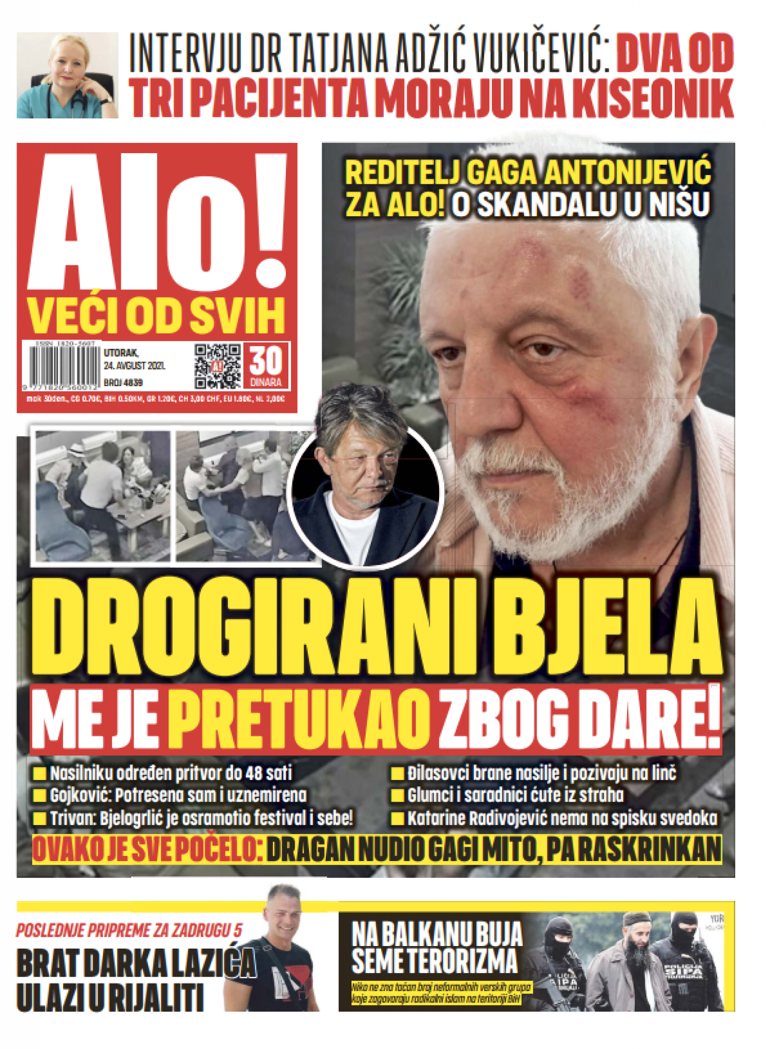 REDITELJ GAGA ANTONIJEVIĆ ZA ALO! O SKANDALU U NIŠU Drogiran Bjela me je pretukao zbog Dare!