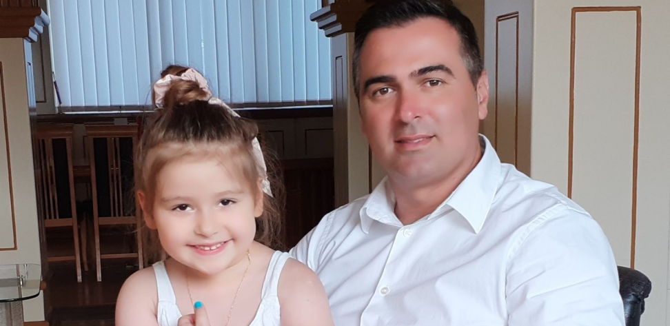 Ćerka Vanja i predsednik opštine Vrnjačka Banja Boban Đurović