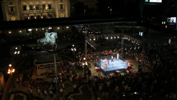 Svetski dan boksa uz čas Roj Džonsa na Trgu u Beogradu