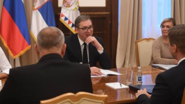 VAŽAN SUSRET U PREDSEDNIŠTVU Vučić sa  predsednikom Državnog zbora Slovenije