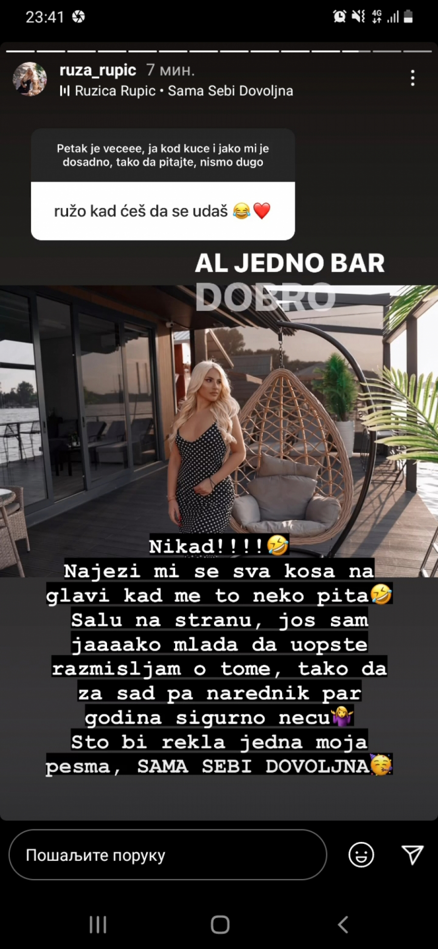 NAJEŽI MI SE KOSA NA GLAVI OD TOG PITANJA Pevačica pobesnela kad su joj fanovi spomenuli ovo!