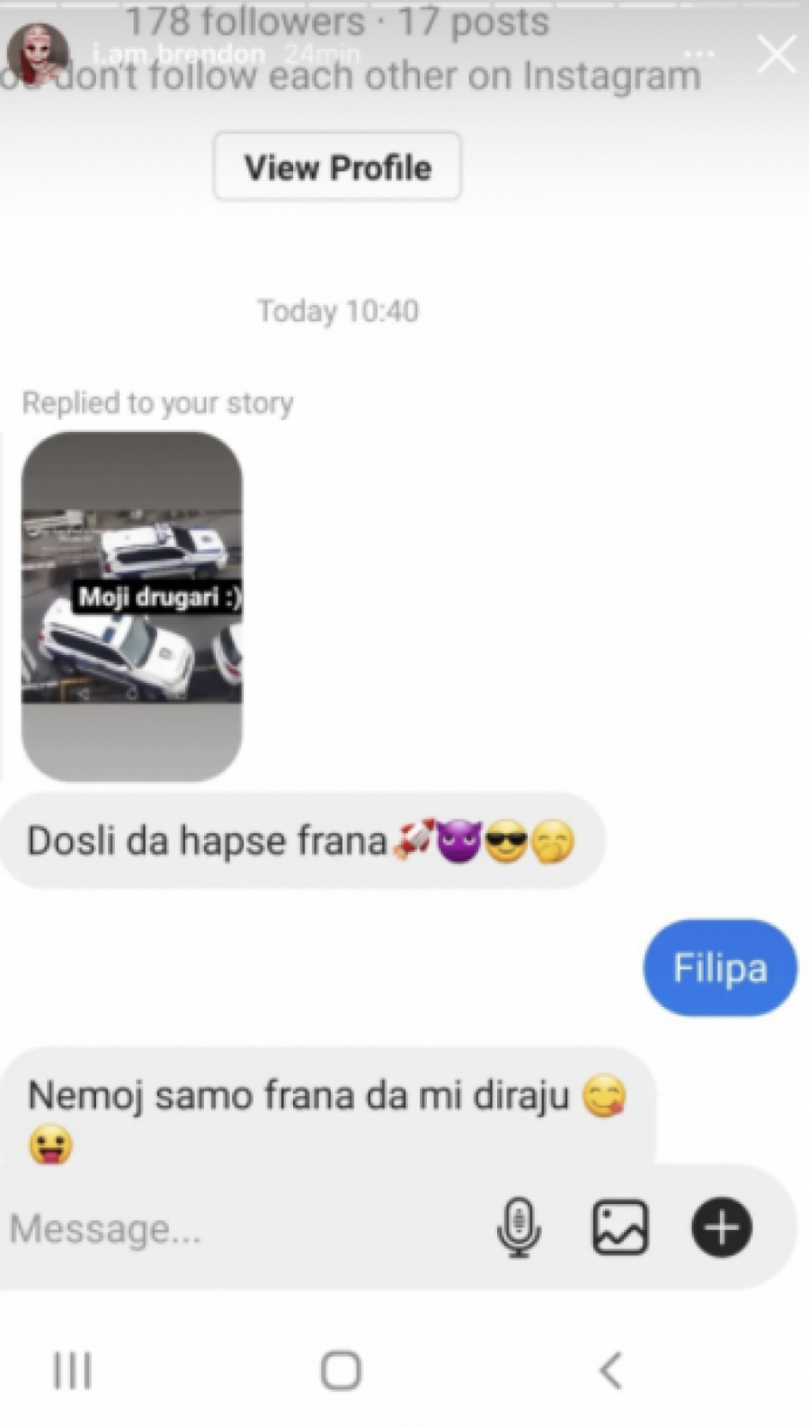 INTERVENTNA POLICIJA REAGOVALA ZBOG FILIPA CARA! Opkolili zgradu zbog bivšeg zadrugara! (FOTO)