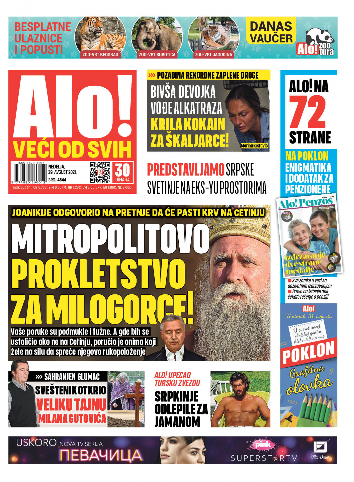 POZADINA REKORDNE ZAPLENE DROGE Bivša devojka vođe Alkatraza krila kokain za škaljarce!