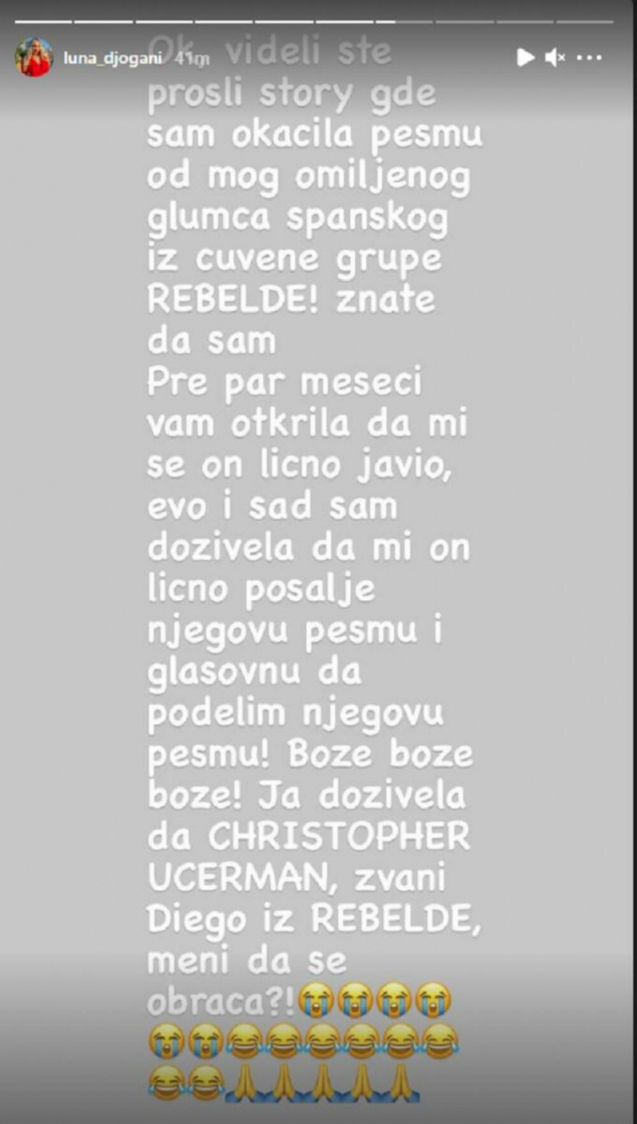 LUNA U PREPISCI SA MEKSIČKIM GLUMCEM, VRIŠTALA JE OD SREĆE Šta će reći Marko?