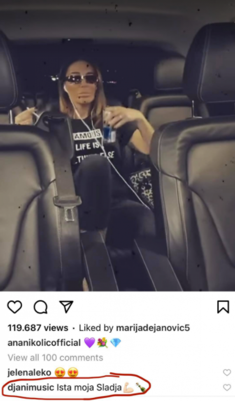 ANA, ISTA SI MOJA SLAĐA! Đani uporedio pevačicu sa suprugom, njegov komentar je sve šokirao!