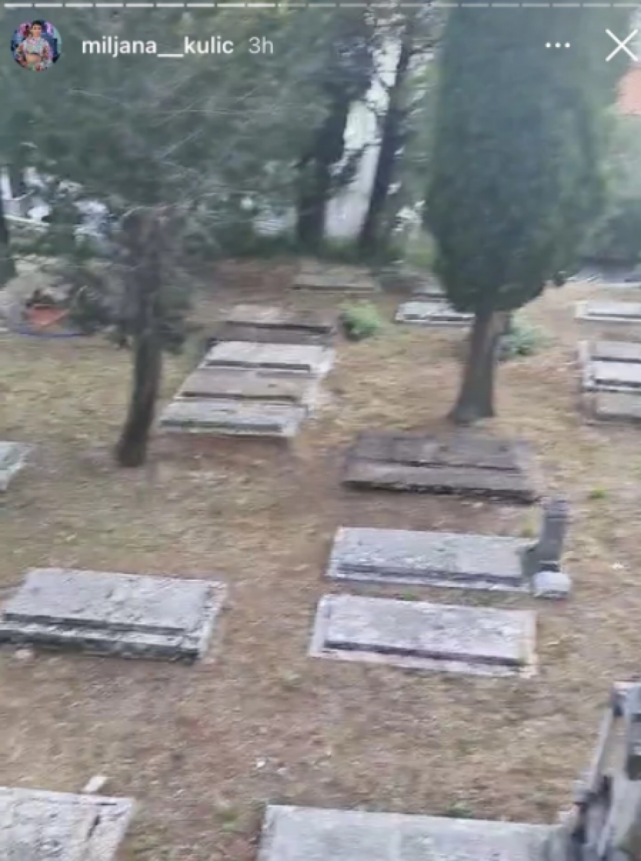 LETOVANJE PROVODI NA GROBLJU!? Miljana Kulić šokirala sve novom objavom! (FOTO)