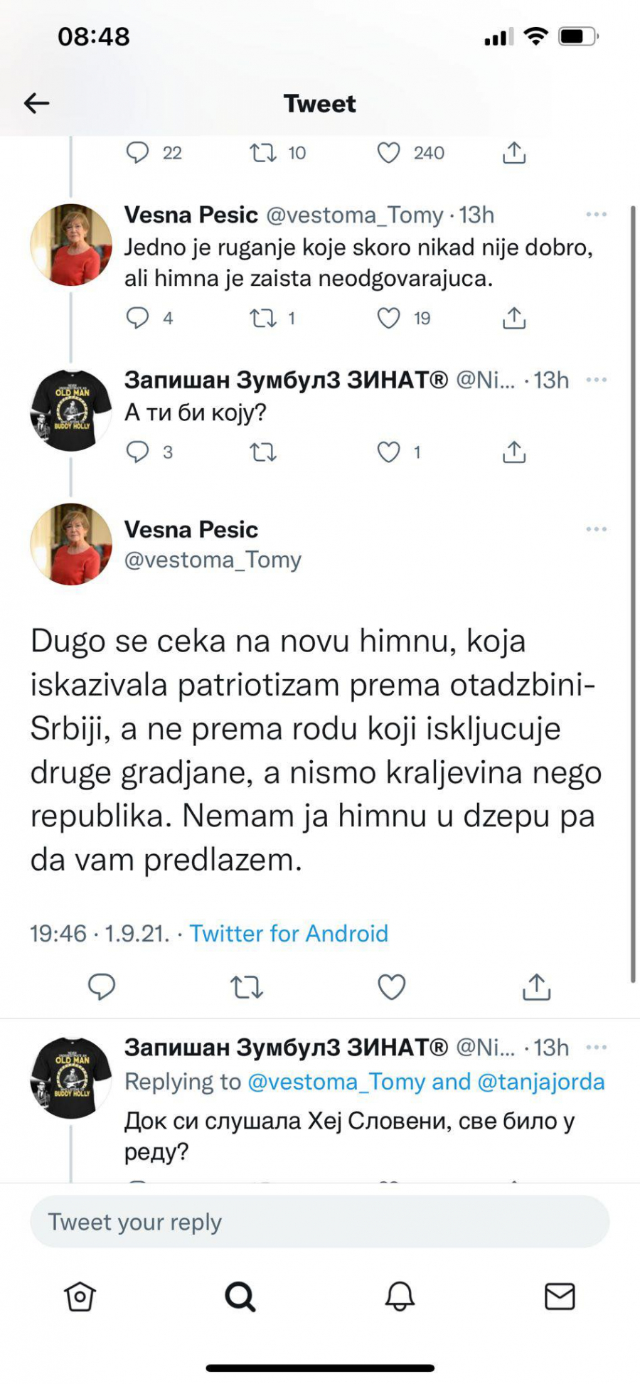 KOJA TO STOKA PASE U SRPSKOJ HIMNI? Đilasovci nemaju obraza: Teofilu Pančiću i Vesni Pešić smetaju Srbi u himni