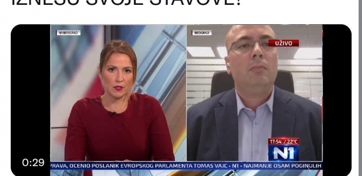 PRESMEŠNO, OVAKO NA N1 SHVATAJU DEBATU Sami sa sobom ćemo raspravljati i ukrstiti mišljenja! (VIDEO)