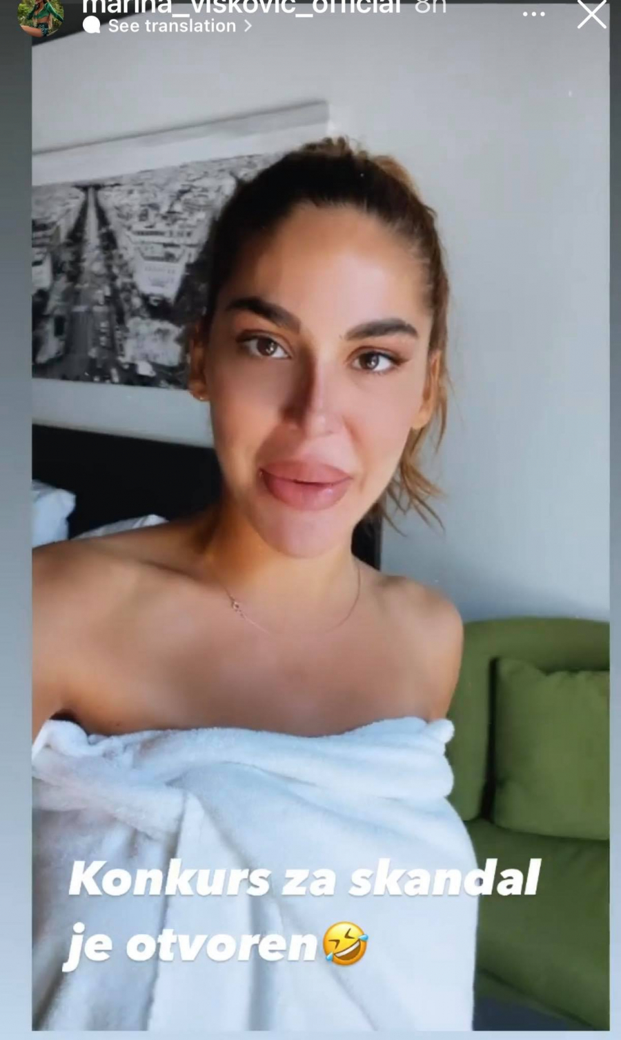 LJUDI, ŽELIM SKANDAL Marina Visković napravila pometnju na Instagramu, stižu joj poruke zbog kojih će nastati haos!