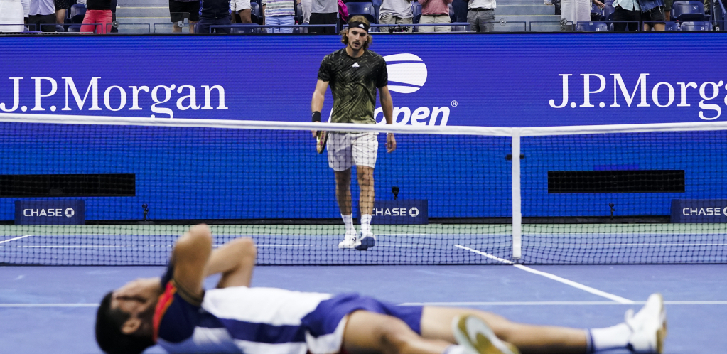 OGROMNA SENZACIJA NA US OPENU! Cicipas posle drame ispao od malo poznatog tenisera!