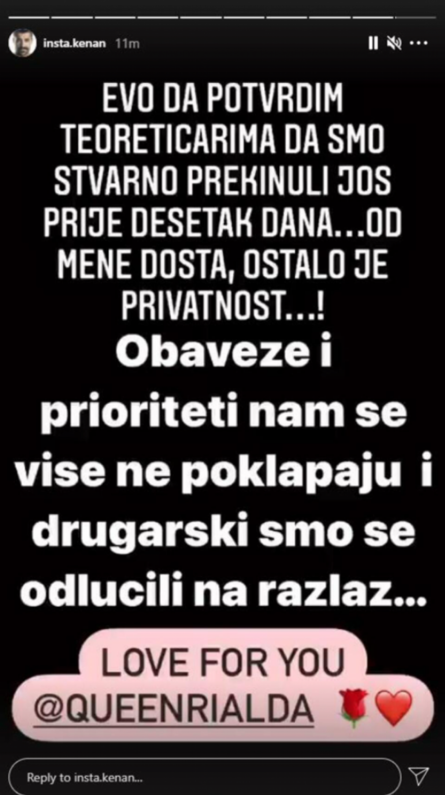 RASKINULI KENAN I RIJALDA! Tahirović se tim povodom oglasio i otkrio razloge! (FOTO)