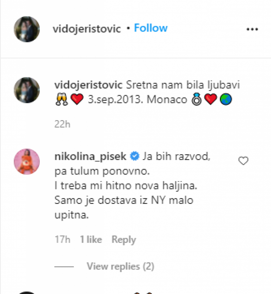 JA BIH RAZVOD! Nikolina Pišek nakon osam godina braka javno izrekla ono čeka su se njeni fanovi plašili, a oglasio se i njen muž! (FOTO)