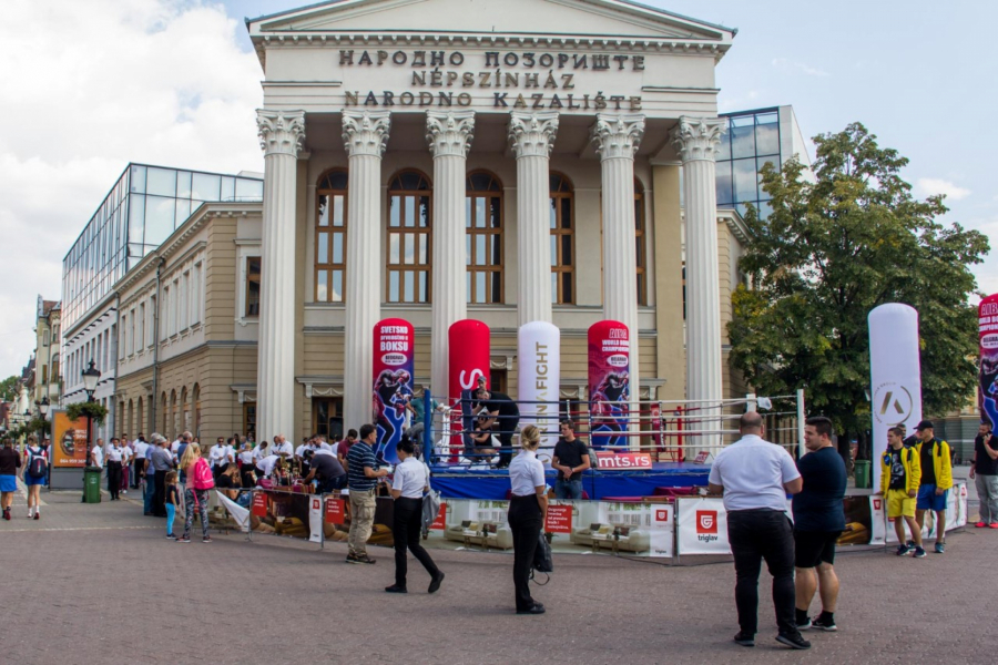 Gradonačelnik Subotice Stevan Bakić osvajačima 