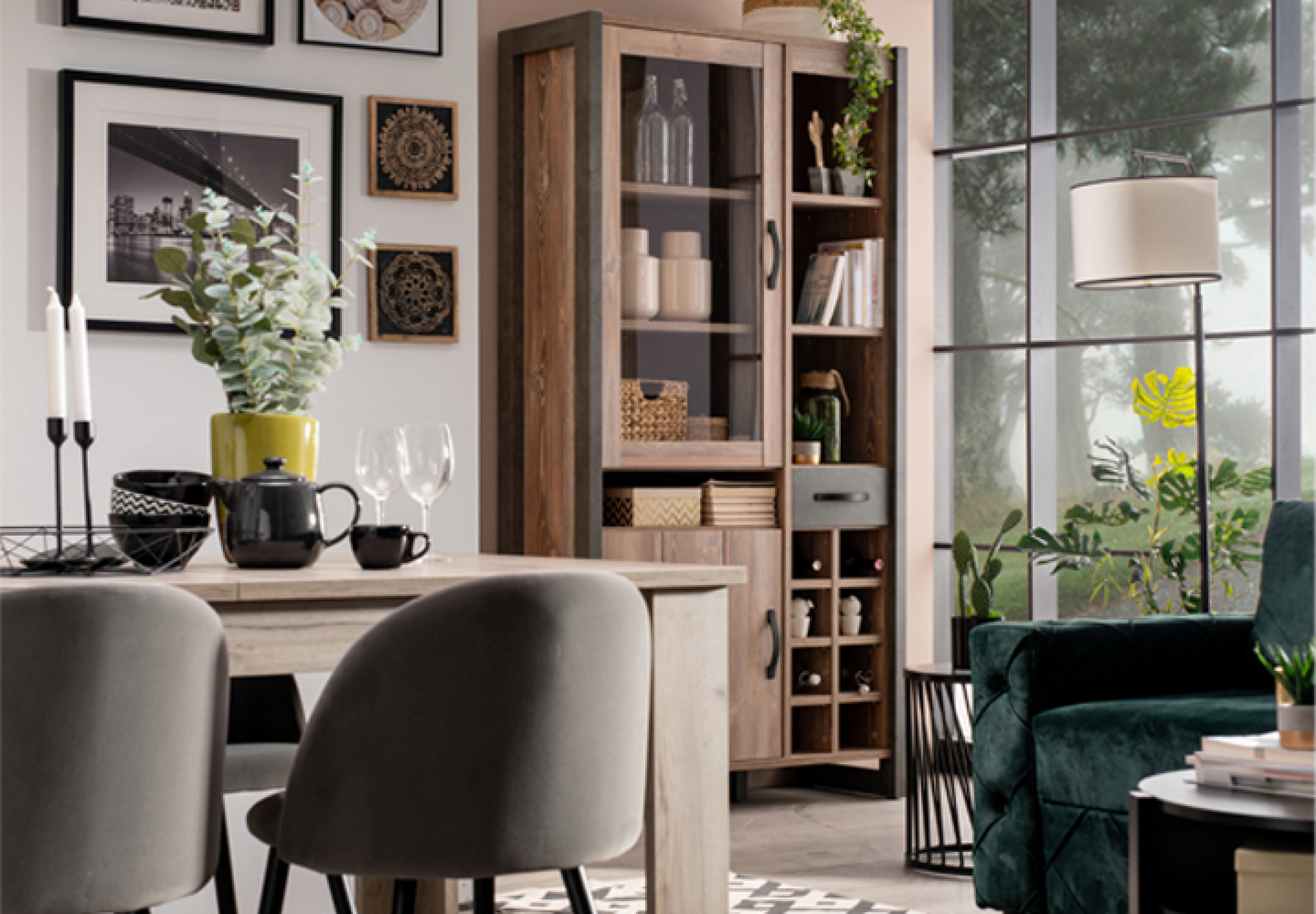 Unesite toplinu u svoj dom kombinovanjem drvo dekora