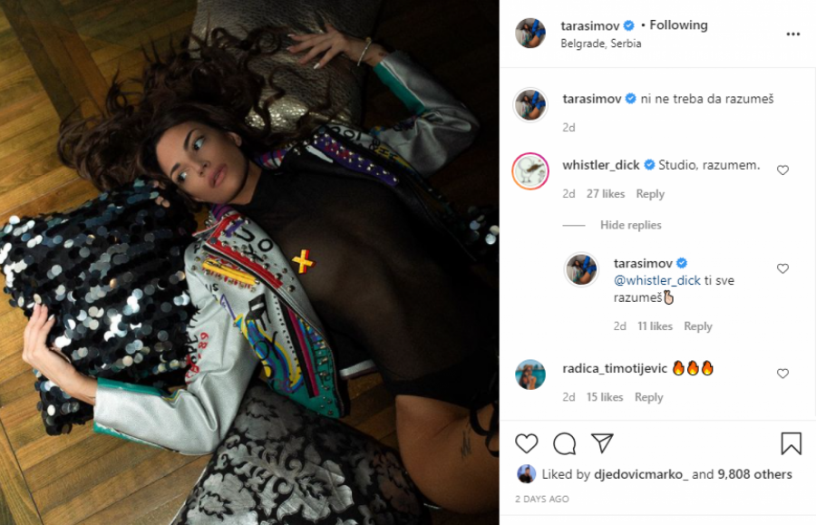 SERGEJ TRIFUNOVIĆ KOMENTARISAO TARINU PROVOKATIVNU FOTOGRAFIJU Glumac i Simova se znaju, internet bruji o njihovom dopisivanju! (FOTO)