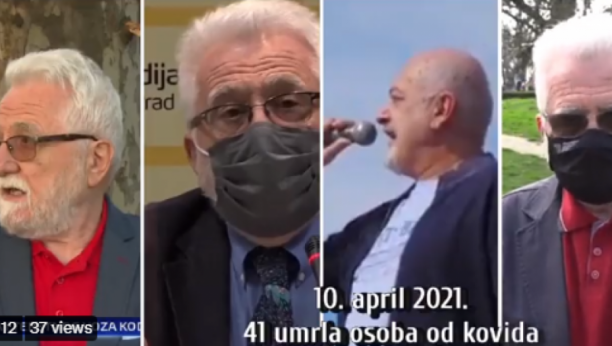 GDE JE OBRAZ? Radovanović ponovo soli pamet, a zvao na masovni protest na dan kada je preminula 41 osoba! (VIDEO)
