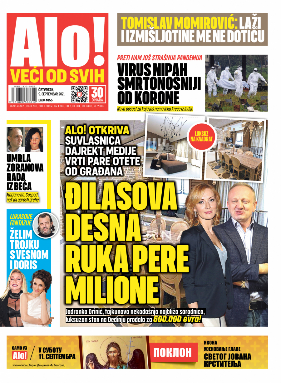 ALO! OTKRIVA Đilasova desna ruka pere milione