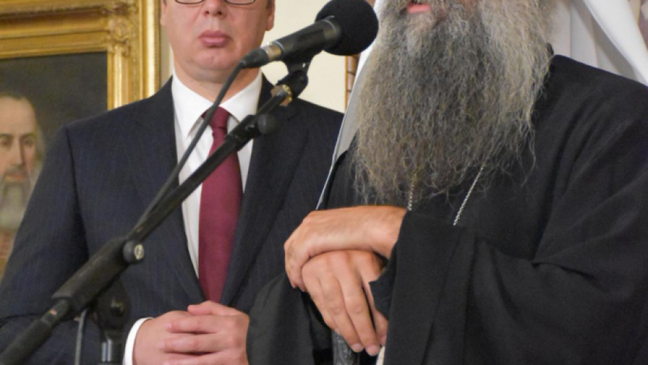 Predsednik Vučić i patrijarh Porfirije