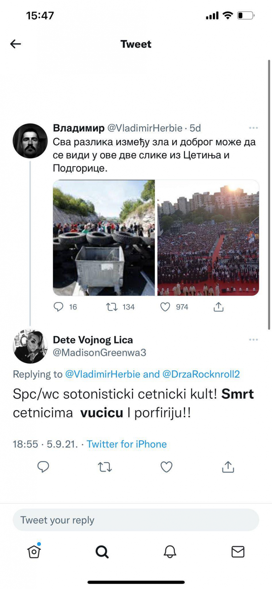 JEZIVO, MILOVA SLEDBENICA PORUČILA: Smrt Vučiću i Porfiriju! (FOTO)