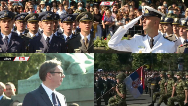 PROMOCIJA NAJMLAĐIH OFICIRA SRBIJE Predsednik Vučić: Beskrajno sam srećan što takva deca dolaze u našu vojsku! (VIDEO)