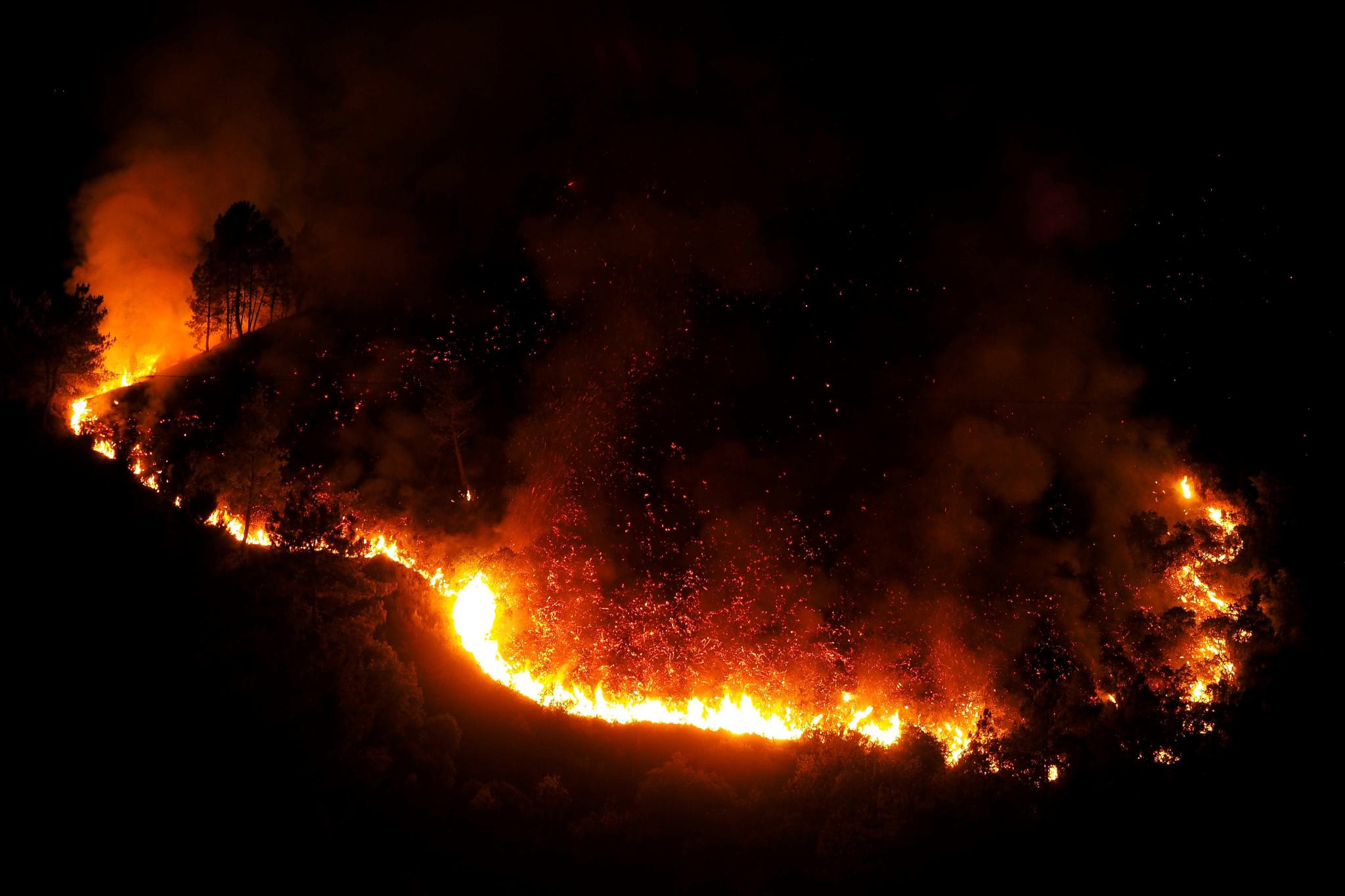 VATRENA STIHIJA GUTA SVE PRED SOBOM Poginuo vatrogasac, ljudi beže (FOTO)