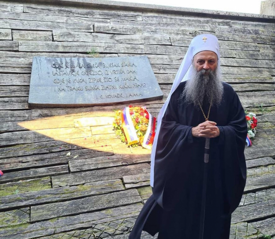 PATRIJARH PORFIRIJE: Jasenovac je mesto molitve za mir, ali i mesto gde se sećamo i pamtimo nastradale