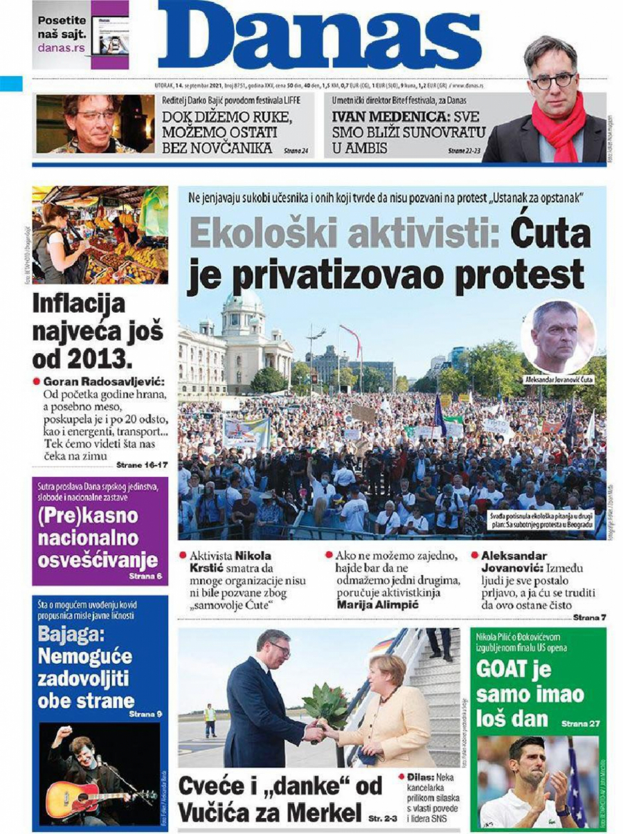 ĐIlas nastavlja prljavu kampanju protiv Ćute i Ne davimo Beograd: Ćuta je privatizovao protest
