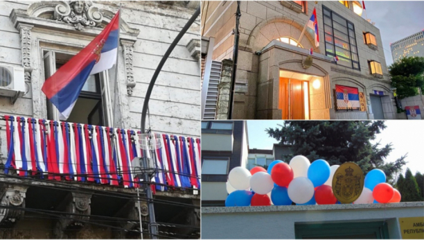 SRBIJA DO TOKIJA Ceo svet obojen srpskim simbolima: Srpske ambasade, konzulati i misije širom sveta u znaku trobojke (FOTO)