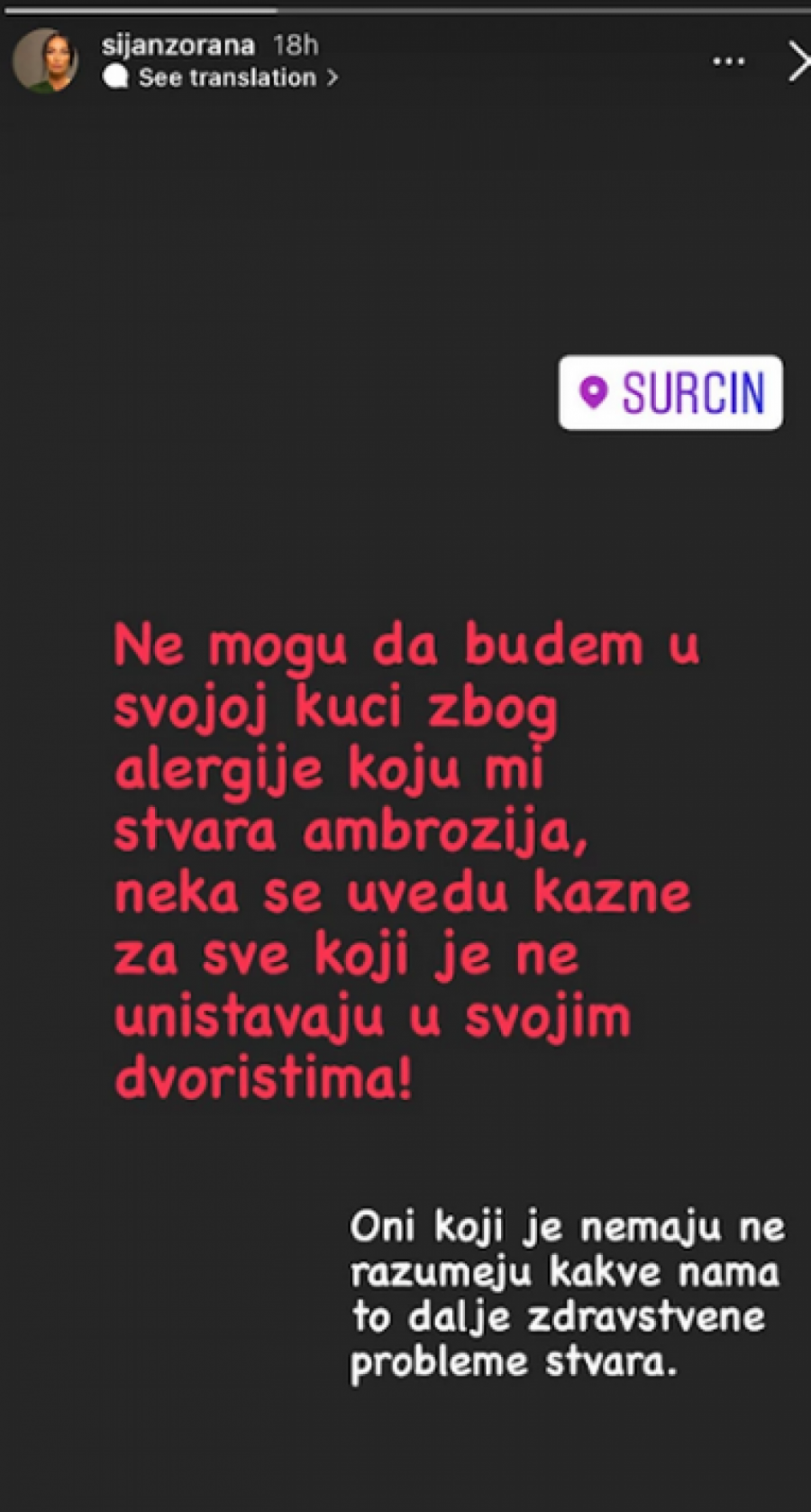 NE MOGU VIŠE DA BUDEM U SVOJOJ KUĆI! Ćerka Goce Božinovske besna napustila Surčin i poručila samo jedno! (FOTO)