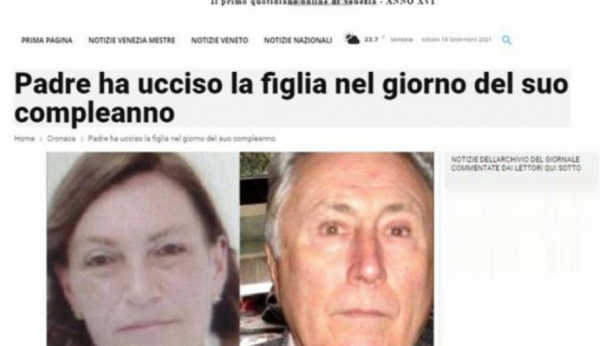 SRBI O KOJIMA BRUJI ITALIJA Otac ubio ćerku, njegov dnevnik otkrio jezive tajne!