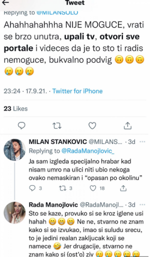 JOŠ UVEK SU U KONTAKTU! Isplivala prepiska Rade Manojlović i Milana Stankovića, pevačica brine za njegovo zdravlje! (FOTO)