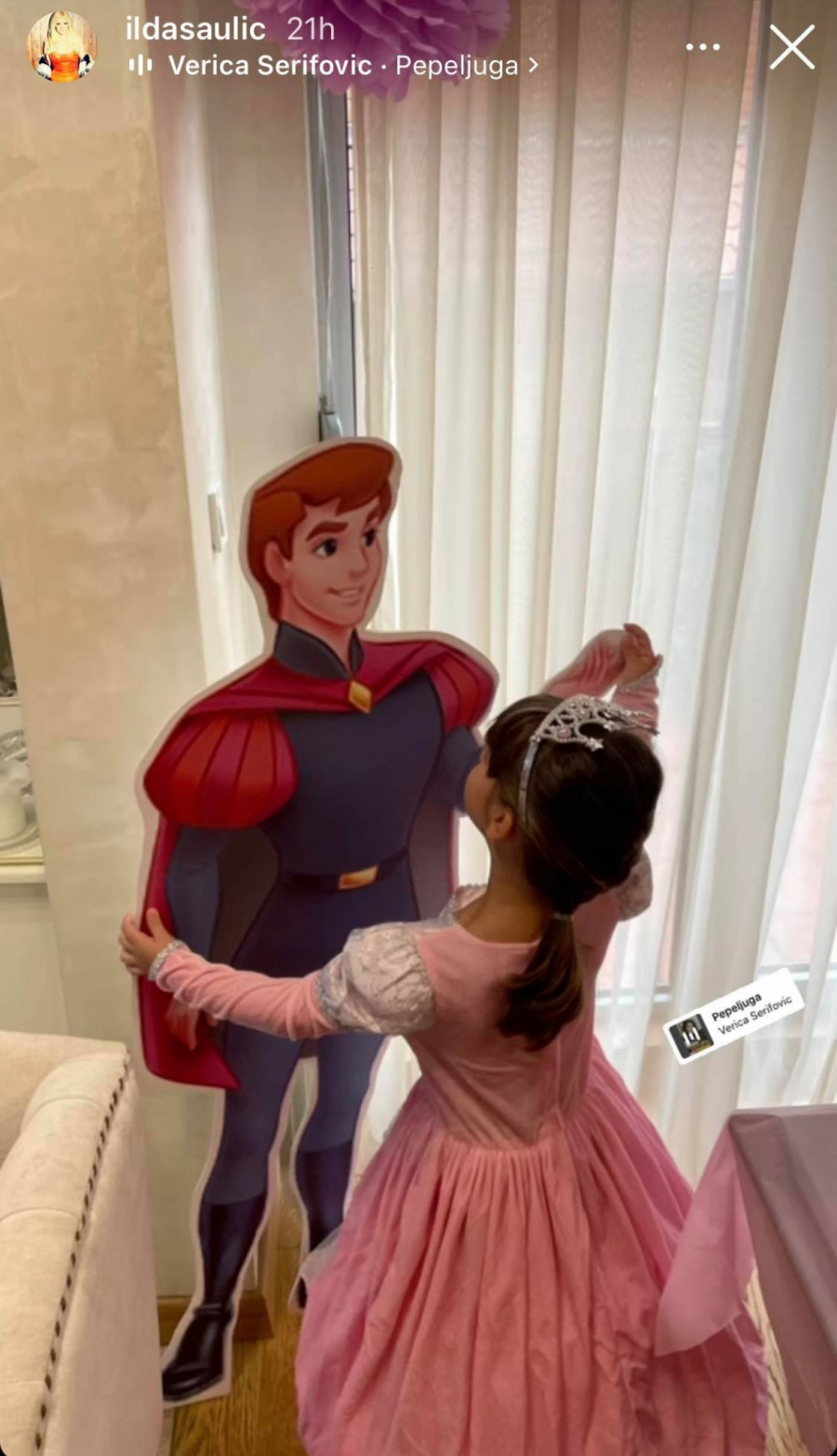 ILDA NARAVILA ĆERKI BAL ZA ROĐENDAN Obukla je kao princezu i napravila slavlje za pamćenje!