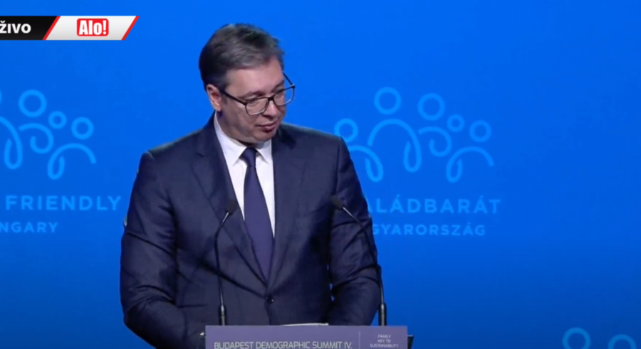 PREDSEDNIK SRBIJE NA SAMITU U BUDIMPEŠTI Vučić: Pojačaće se finansijski podsticaji za novčanu pomoć porodicama i deci