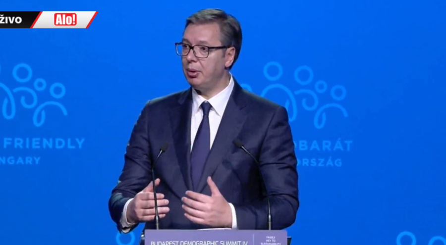 PREDSEDNIK SRBIJE NA SAMITU U BUDIMPEŠTI Vučić: Pojačaće se finansijski podsticaji za novčanu pomoć porodicama i deci