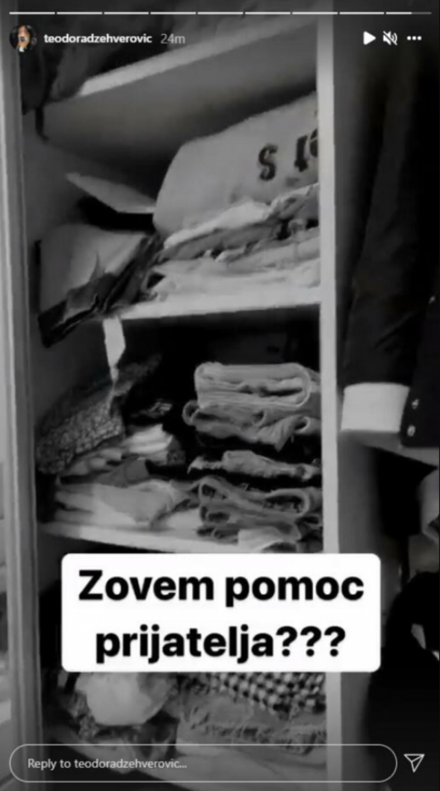 TEODORI DŽEHVEROVIĆ HITNO POTREBNA POMOĆ Uputila je vapaj na Instagramu, nalazi se u strašnom problemu!