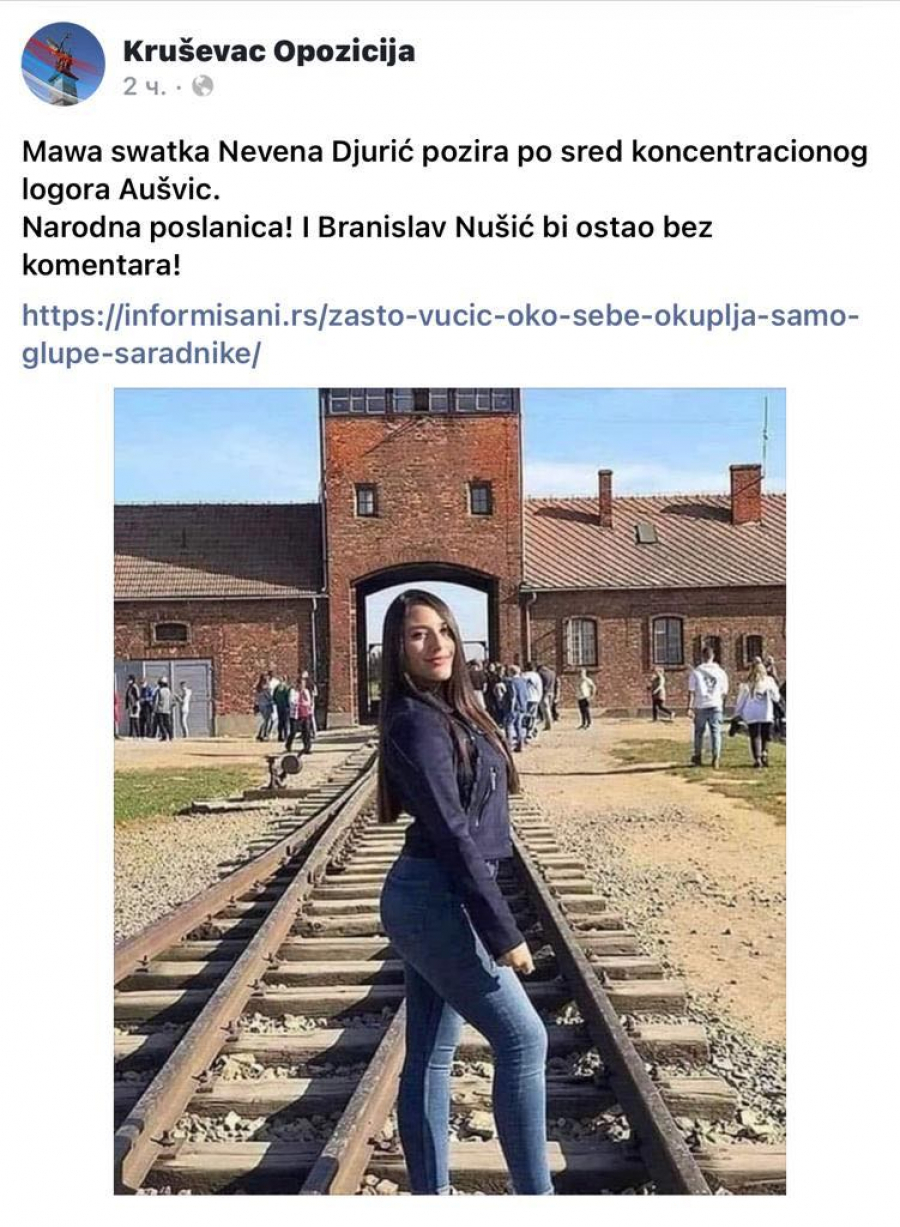 ZASMETALA IM JE ISTINA KOJU JE IZREKLA Đilasovci ponovo napali mladu poslanicu Nevenu Đurić, objavili lažnu fotografiju! Sve se saznalo