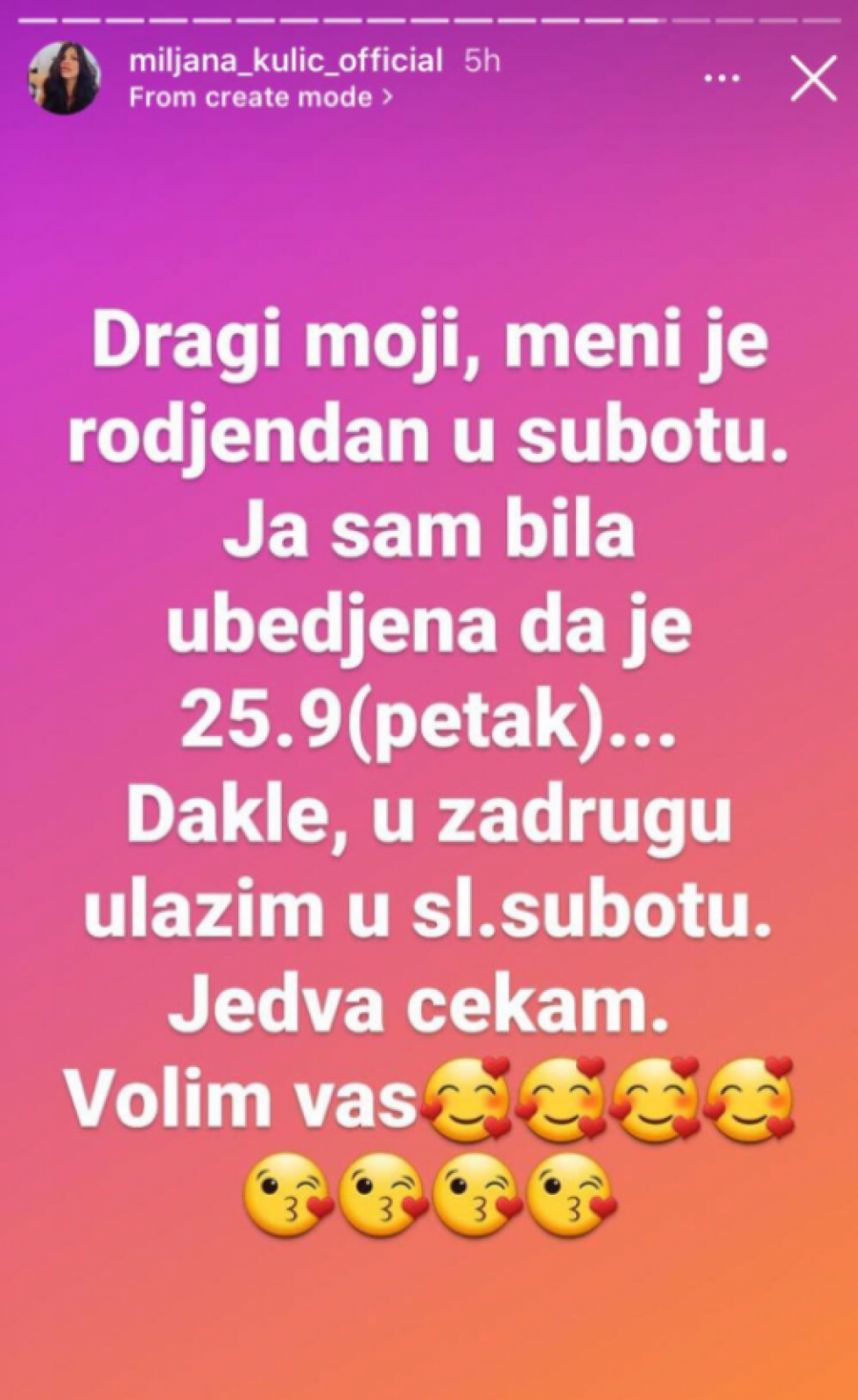 EVO KADA SE VRAĆA U ZADRUGU Miljani Kulić produkcija oprostila požar, zadrugarka otkrila tačan datum povratka!