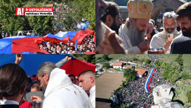RADUJ SE CRNA GORO Metodije ustoličen, VELIČANSTVENE slike ispred manastira! (FOTO/VIDEO)